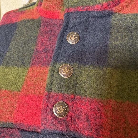 John Wayne Men's M Wooly fleece Pullover Snap Sweater - Picture 3 of 7